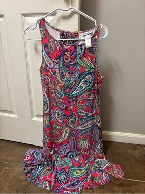 Tommy Bahama Pink Multicolor Paisley Tank Dress